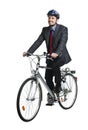 Man ride bicycle