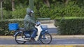 Man rides a motorbike, Athens