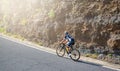 A man road cyclist