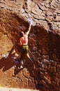 Man rock climbing Royalty Free Stock Photo