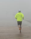 Man Running at Promenade, Montevideo, Uruguay