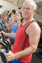 Man Running On Treadmill At Gym Royalty Free Stock Photo