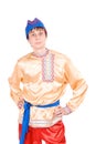 Man in the Russian national costume Royalty Free Stock Photo