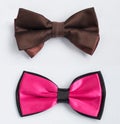 a man\'s bow tie on a mannequin in a store.