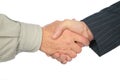 Man`s handshake Royalty Free Stock Photo
