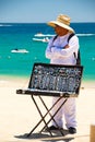 Man Selling Souvenirs in Cabo San Lucas, Mexico