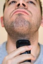 Man Shaving Royalty Free Stock Photo