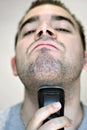 Man Shaving Royalty Free Stock Photo