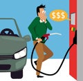 Gas prices are high Royalty Free Stock Photo