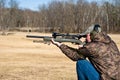 Man Shooting Rifle Royalty Free Stock Photo