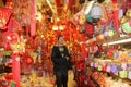 Man shopping in Chinatown in Vancouver