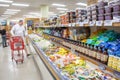 A man shops at Trader Joe`s