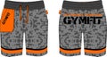 Man shorts with pocket gym fit sport style template