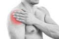 Man with shoulder pain