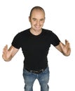 Man showing gesture Royalty Free Stock Photo