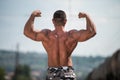 Man Showing Off His Muscle Royalty Free Stock Photo