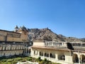 Man singh Mahal Amer fort jaipur Rajasthan India Royalty Free Stock Photo