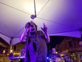 Man sings as Band plays on stage at St. Patrick& x27;s Day Block Party