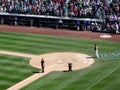 Man sings God Bless America during baseball game