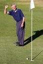 Man sinking Golf Ball