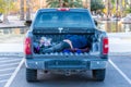 Man Sleeping in Truck