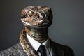 man snake head Royalty Free Stock Photo
