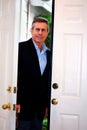 Man standing in doorway Royalty Free Stock Photo