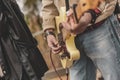 Two Men Holding Guitar