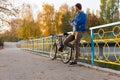 Man standing waiting at a rendezvous