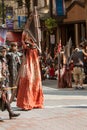 Man On Stilts Wears Bloodstained Costume In Dragon Con Parade