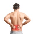 Man suffering from back pain