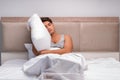 The man suffering from bad case of insomnia Royalty Free Stock Photo