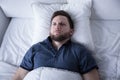 Man suffering from insomnia Royalty Free Stock Photo