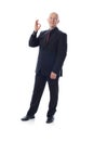 Man in suit ok sign