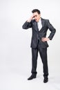 Man in suit who made a mistake Royalty Free Stock Photo