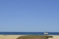 Man surfer carries surfboard in beach coast landscape Baja, Mexico