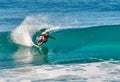 Man surfing glassy-wave in Australia