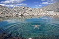 Man Swimming In A Blue Mountain Pool