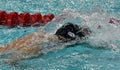 Man swimming freestyle. Royalty Free Stock Photo