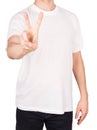 Man T-shirt peace