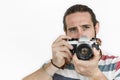 Man Taking Photo Photographer Portrait Concept