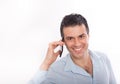 Man talking on cell phone Royalty Free Stock Photo