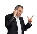 Man talking on the phone Royalty Free Stock Photo