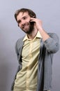 Man talking on the phone. Royalty Free Stock Photo