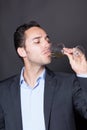 Man tasting wine Royalty Free Stock Photo