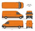 MAN TGE Cargo Panel Van L3H2 2017 Royalty Free Stock Photo