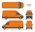 MAN TGE Cargo Panel Van L3H3 2017 Royalty Free Stock Photo