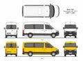 MAN TGE Passenger Van L2H1 and L2H2 2017 Royalty Free Stock Photo