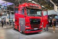 MAN TGX 18.640 truck at the Hannover IAA Transportation Motor Show. Germany - September 20, 2022 Royalty Free Stock Photo