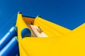 Man Thrill Ride High Water Slide Beach Royalty Free Stock Photo